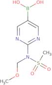 2-[N-(Methoxymethyl)methanesulfonamido]pyrimidine-5-boronic acid