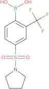 4-Pyrrolidinosulfonyl-2-trifluoromethylphenylboronic acid