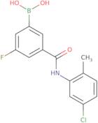 {3-[(5-chloro-2-methylphenyl)carbamoyl]-5-fluorophenyl}boronic acid