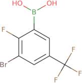 3-Bromo-2-fluoro-5-trifluoromethylphenylboronic acid