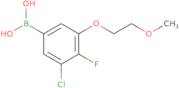 3-Chloro-4-fluoro-5-(2-methoxyethoxy)phenylboronic acid