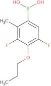 3,5-Difluoro-2-methyl-4-propoxyphenylboronic acid