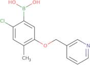 [2-Chloro-4-methyl-5-(pyridin-3-ylmethoxy)phenyl]boronic acid