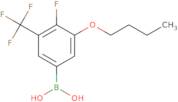 3-Butoxy-4-fluoro-5-(trifluoromethyl)phenylboronic acid