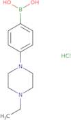 (4-(4-Ethylpiperazin-1-yl)phenyl)boronic acid monohydrochloride