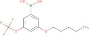 3-(Pentyloxy)-5-(trifluoromethoxy)phenylboronic acid