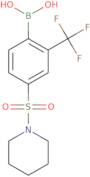 4-(Piperidin-1-ylsulfonyl)-2-trifluoromethylphenylboronic acid