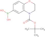 (4-(tert-Butoxycarbonyl)-3,4-dihydro-2H-benzo[b][1,4]oxazin-6-yl)boronic acid