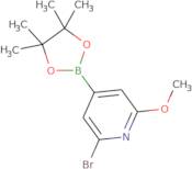 2-Bromo-6-methoxypyridine-4-boronic acid, pinacol ester