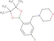 4-Fluoro-2-(morpholinomethyl)phenylboronic acid pinacol ester