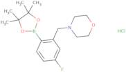 4-Fluoro-2-(morpholinomethyl)phenylboronic acid, pinacol ester hydrochloride