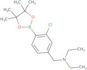 2-Chloro-4-(N,N-diethylaminomethyl)phenylboronic acid, pinacol ester