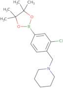 3-Chloro-4-(piperidinoaminomethyl)phenylboronic acid, pinacol ester