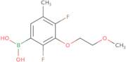 2,4-Difluoro-3-(2-methoxyethoxy)-5-methylphenylboronic acid