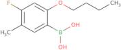 2-Butoxy-4-fluoro-5-methylphenylboronic acid