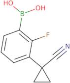 3-(1-Cyanocyclopropyl)-2-fluorophenylboronic acid