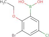 3-Bromo-5-chloro-2-ethoxyphenylboronic acid