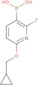 6-(Cyclopropylmethoxy)-2-fluoropyridine-3-boronic acid