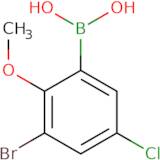 3-Bromo-5-chloro-2-methoxyphenylboronic acid