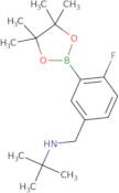 5-(t-Butylaminomethyl)-2-fluorophenylboronic acid pinacol ester