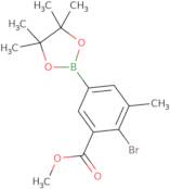 4-Bromo-3-methyl-5-(methoxycarbonyl)phenylboronic acid, pinacol ester