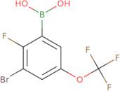 3-Bromo-2-fluoro-5-(trifluoromethoxy)phenylboronic acid