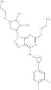 (1S,2S,3R,5S)-3-(7-(((1S,2R)-2-(3,4-Difluorophenyl)cyclopropyl)amino)-5-(propylthio)-3H-[1,2,3]triazolo[4,5-d]pyrimidin-3-yl)-5-(2-h ydroxyethoxy)cyclopentane-1,2-diol