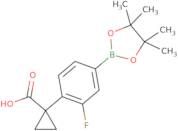 4-(1-Carboxycyclopropyl)-3-fluorophenylboronic acid pinacol ester