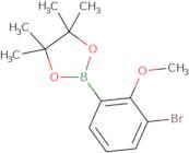 2-(3-Bromo-2-methoxyphenyl)-4,4,5,5-tetramethyl-1,3,2-dioxaborolane