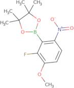 2-(2-Fluoro-3-methoxy-6-nitrophenyl)-4,4,5,5-tetramethyl-1,3,2-dioxaborolane