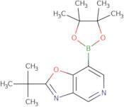 2-(tert-Butyl)-7-(4,4,5,5-tetramethyl-1,3,2-dioxaborolan-2-yl)oxazolo[4,5-c]pyridine