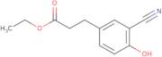 Ethyl 3-(3-cyano-4-hydroxyphenyl)propanoate