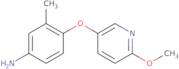 4-((6-methoxypyridin-3-yl)oxy)-3-methylaniline