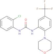 1-(2-chlorophenyl)-3-(2-morpholin-4-yl-5-(trifluoromethyl)phenyl)urea