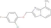 2-(2-Chloro-4-fluorophenoxymethyl)-8-methylimidazo[1,2-a]pyridine