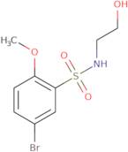 5-Bromo-N-(2-hydroxyethyl)-2-methoxybenzenesulphonamide