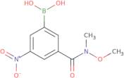 3-[(N-Methoxy-N-methylamino)carbonyl]-5-nitrobenzeneboronic acid