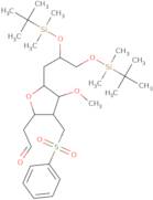 2-((2S,3S,4R,5R)-5-((S)-2,3-Bis((tert-butyldimethylsilyl)oxy)propyl)-4-methoxy-3-((phenylsulfonyl)methyl)tetrahydrofuran-2-yl)acetal dehyde