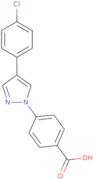 4-[4-(4-Chlorophenyl)-1H-pyrazol-1-yl]benzoic acid