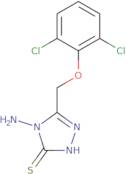 4-Amino-5-(2,6-dichlorophenoxymethyl)-4H-1,2,4-triazole-3-thiol