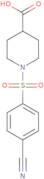 1-(4-Cyanobenzenesulfonyl)piperidine-4-carboxylic acid