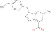 1-(4-Ethylbenzyl)-6-methyl-1H-pyrazolo[3,4-b]pyridine-4-carboxylic acid