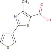 4-Methyl-2-(thiophen-3-yl)-1,3-thiazole-5-carboxylic acid