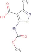 5-[(Methoxycarbonyl)amino]-3-methyl-1,2-thiazole-4-carboxylic acid