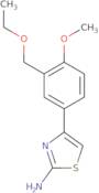 4-[3-(Ethoxymethyl)-4-methoxyphenyl]-1,3-thiazol-2-amine