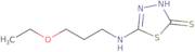 5-[(3-Ethoxypropyl)amino]-1,3,4-thiadiazole-2-thiol
