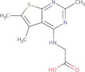 2-({Trimethylthieno[2,3-d]pyrimidin-4-yl}amino)acetic acid