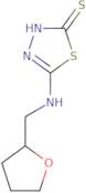 5-[(Oxolan-2-ylmethyl)amino]-1,3,4-thiadiazole-2-thiol