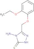 4-Amino-5-(2-ethoxyphenoxymethyl)-4H-1,2,4-triazole-3-thiol