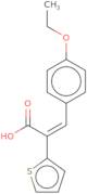 3-(4-Ethoxyphenyl)-2-(thiophen-2-yl)prop-2-enoic acid